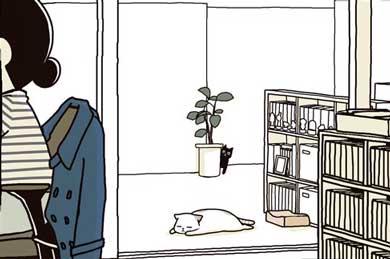 床暖房 猫 ちいさい生き物 溶ける たき りょうこ 漫画