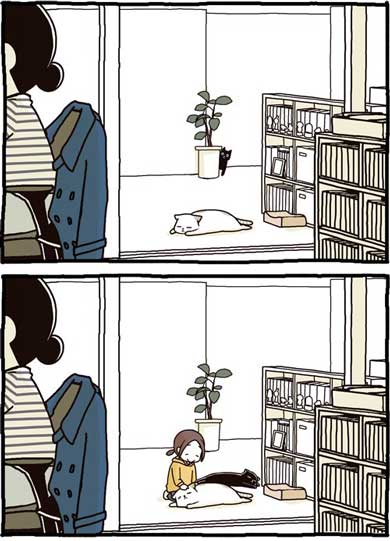 床暖房 猫 ちいさい生き物 溶ける たき りょうこ 漫画