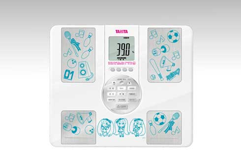 初音ミク タニタ コラボ 体組成計 歩数計 ボイス