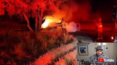 マクラーレン・セナ 炎上 廃車 スーパーカー