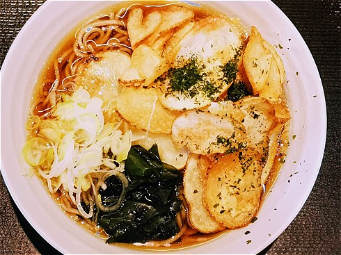 ポテトチップスそば