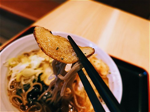 ポテトチップスそば