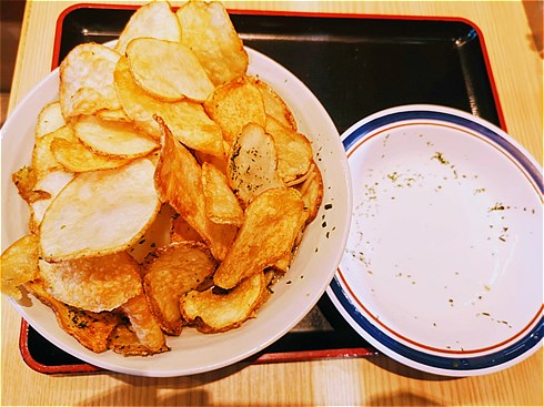 ポテトチップスそば