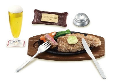 昼からビールとサーロイン