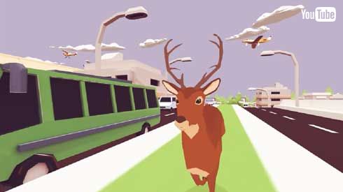 ごく普通のシカのゲーム DEEEER Simulator クラウドファンディング CAMPFIRE