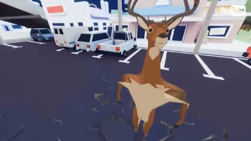 ごく普通のシカのゲーム DEEEER Simulator クラウドファンディング CAMPFIRE