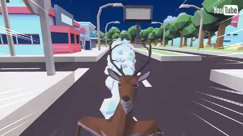 ごく普通のシカのゲーム DEEEER Simulator クラウドファンディング CAMPFIRE