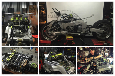 ロジウム・オメガ GTS1000 ヤマハ カスタムバイク