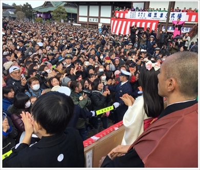 市川海老蔵 麗禾 勸玄 成田山新勝寺 節分 小林麻央 顔