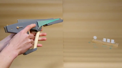 ゴム銃 セミオート