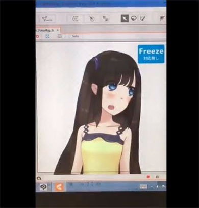 顔のバランスがおかしい美少女