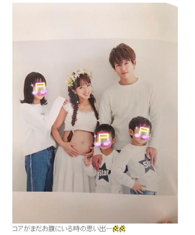 辻希美 マタニティフォト 第4子 妊娠中 幸空 コア