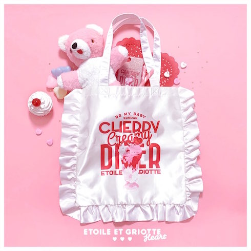 Etoile et Griotte -Heart- フリルトート