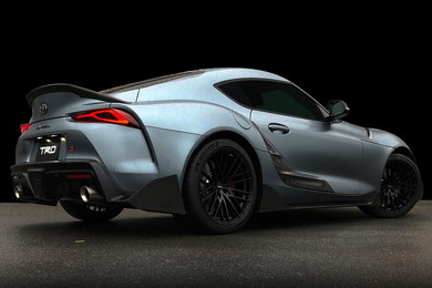 カーボンパーツで引き締まったリアビュー。かっこいいぞ！