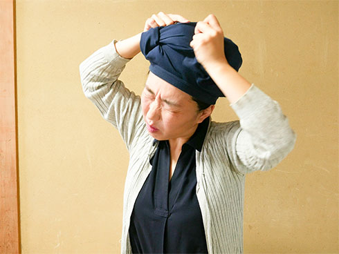 袖を被せるところ