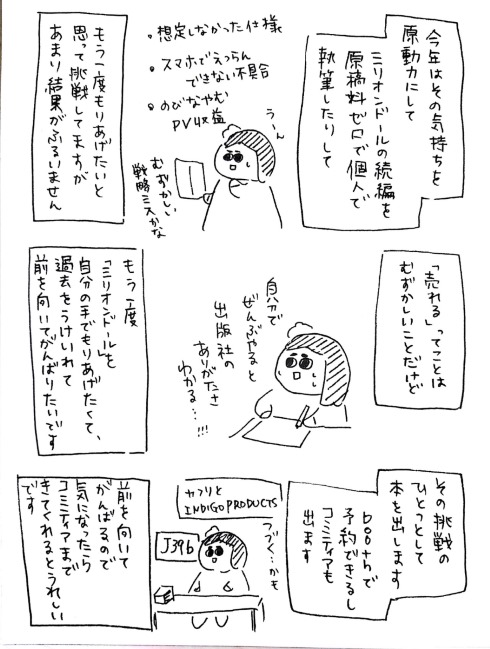 ミリオンドール 自費出版 藍