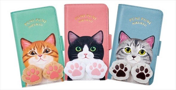 猫の肉球スマホケース