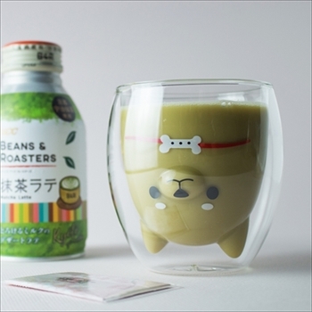 しば犬グラス