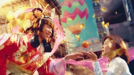 織田信成 フィギュアスケート CM タレント 空庭温泉 弁天 コスプレ 女装