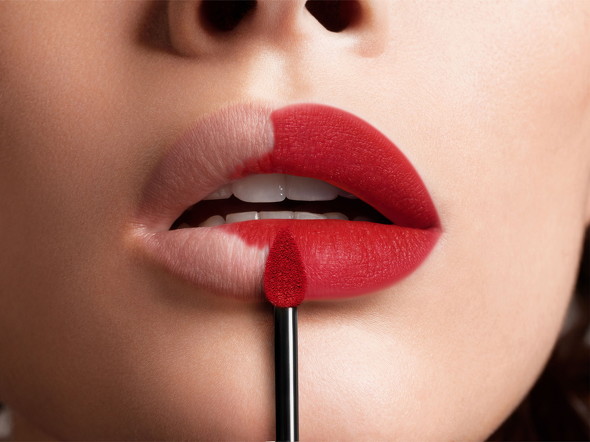 付けているところ