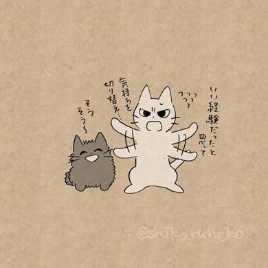 しかるねこ あまやかすねこ 続編 書籍 Twitter 漫画 叱る 褒める 励ます 猫