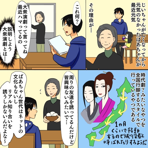 大衆演劇 レポート漫画