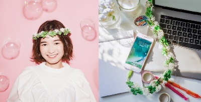 花かんむりになるスマホ充電ケーブル