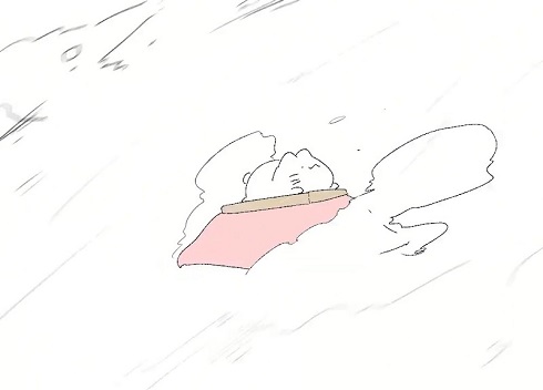 猫 コタツ 爆走