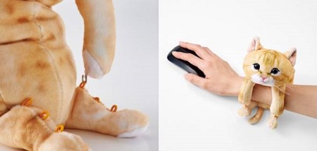 前足と後ろ足が固定できます