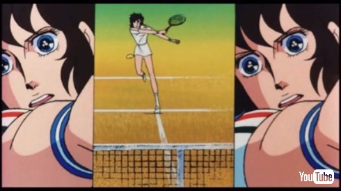 出崎統監督による凝った演出は今も語り草（「劇場版 エースをねらえ！」公開当時トレーラーから）