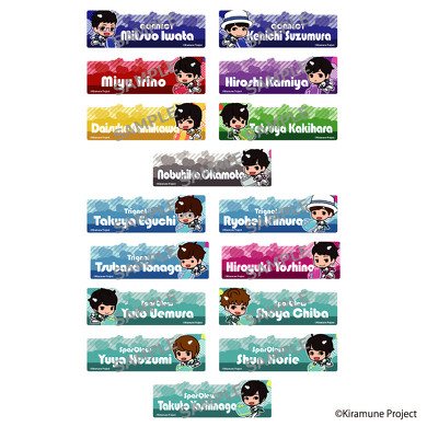 名前入りアクリルバッジ