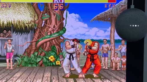 音声 入力 格闘ゲーム コマンド スマートスピーカー Google Home ストツー