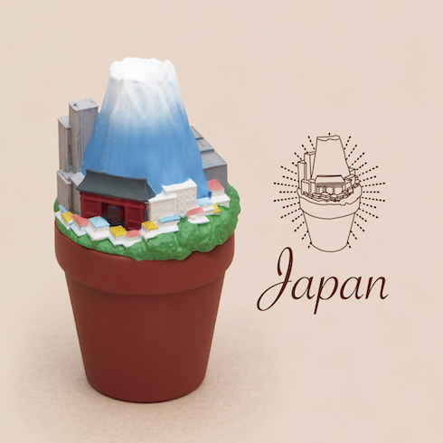 パンダの穴 旅行 植木鉢