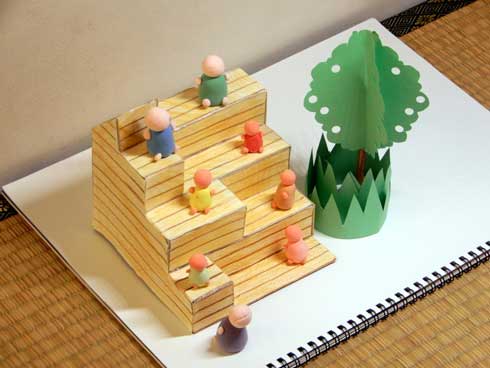 娘 模写 五家宝 上手い 絵 日本画 武蔵屋本店 和菓子 パッケージ