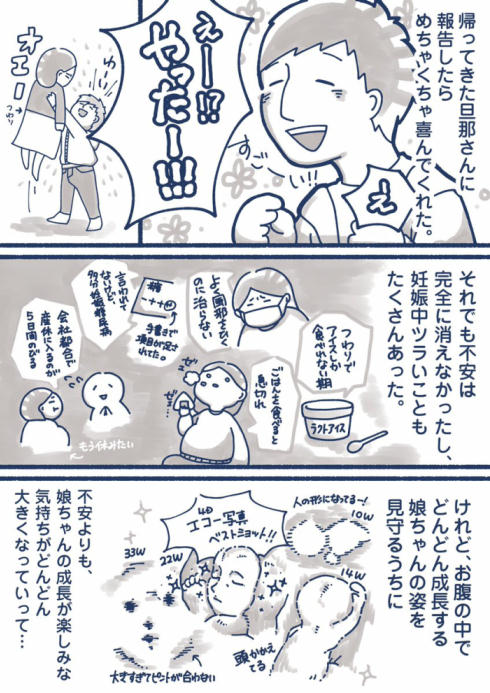 妊娠が分かった時の話05