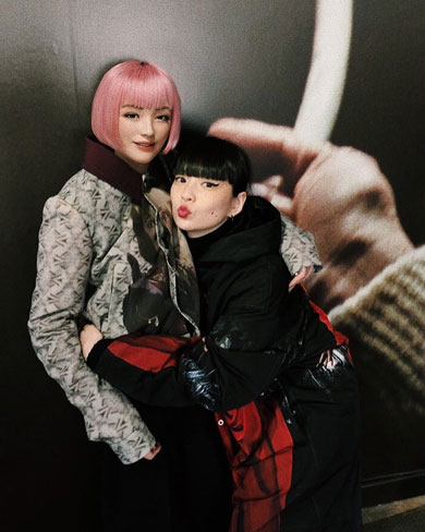 imma バーチャルモデル 秋元梢 モデル