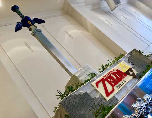 ヲタク 友人 結婚式 ケーキ ゼルダの伝説 マスターソード