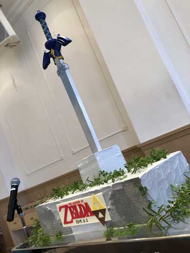 ヲタク 友人 結婚式 ケーキ ゼルダの伝説 マスターソード