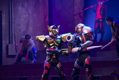 仮面ライダー 舞台『仮面ライダー斬月』-鎧武外伝- メロン 久保田悠来 呉島貴虎 萩谷慧悟 丘山晴己 毛利亘宏 虚淵玄