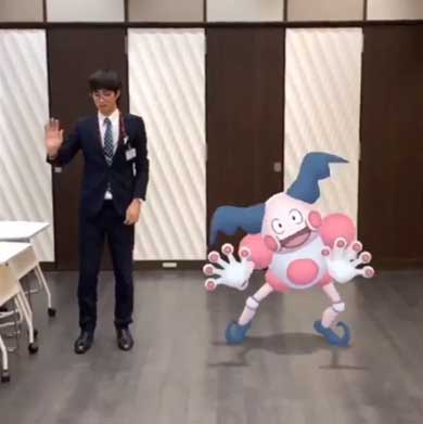 バリヤード 一緒 壁をつける パントマイム ポケモンGO 共演 クラウン マイン