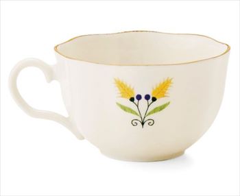 お花と猫のカップ＆ソーサー