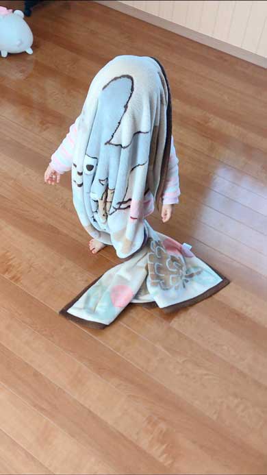 かわいい ハロウィン おばけ ついてくる ひざ掛け ブランケット 子ども