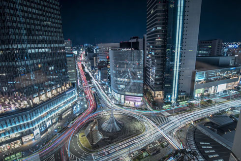 名古屋駅の夜景