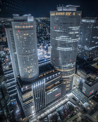 名古屋駅の夜景