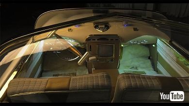 Golden Sahara II 後部からの内観