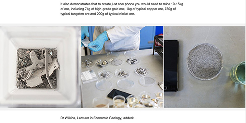 「スマホの中は貴金属ショップ」　ブレンダーで粉々にした端末から様々な金属元素が検出