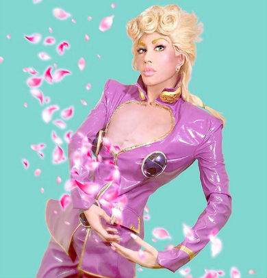 叶恭子 叶美香 叶姉妹 コスプレ ジョジョの奇妙な冒険 黄金の風 ジョルノ・ジョバァーナ
