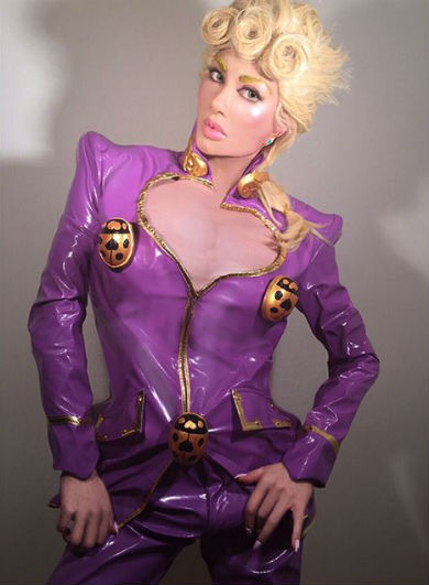 叶恭子 叶美香 叶姉妹 コスプレ ジョジョの奇妙な冒険 黄金の風 ジョルノ・ジョバァーナ アニメ