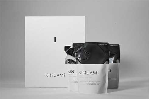 泡 シャワー 天然シルク KINUAMI 絹浴み クラウドファンディング Makuake