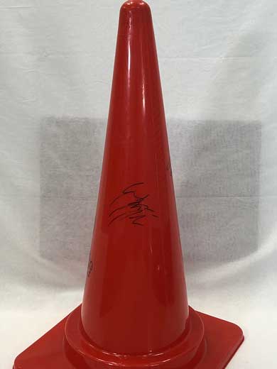 モバオク 三角コーン やしろあずき 出品 チャリティオークション 日本盲導犬協会